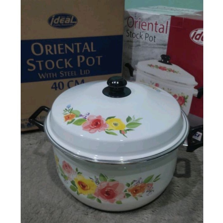 PANCI BESAR ENAMEL STOCKPOT 40