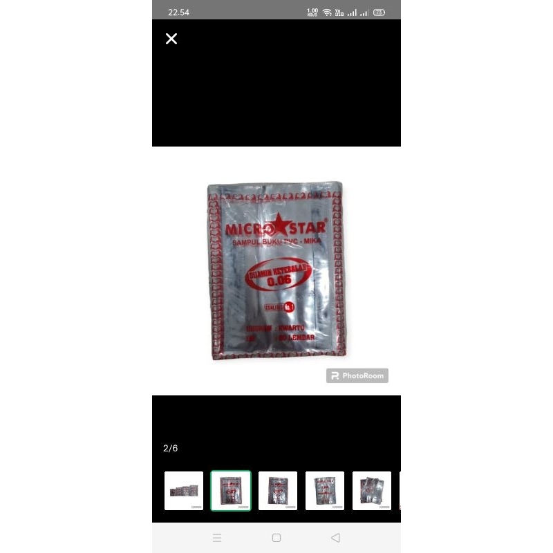 

sampul buku plastik kwarto