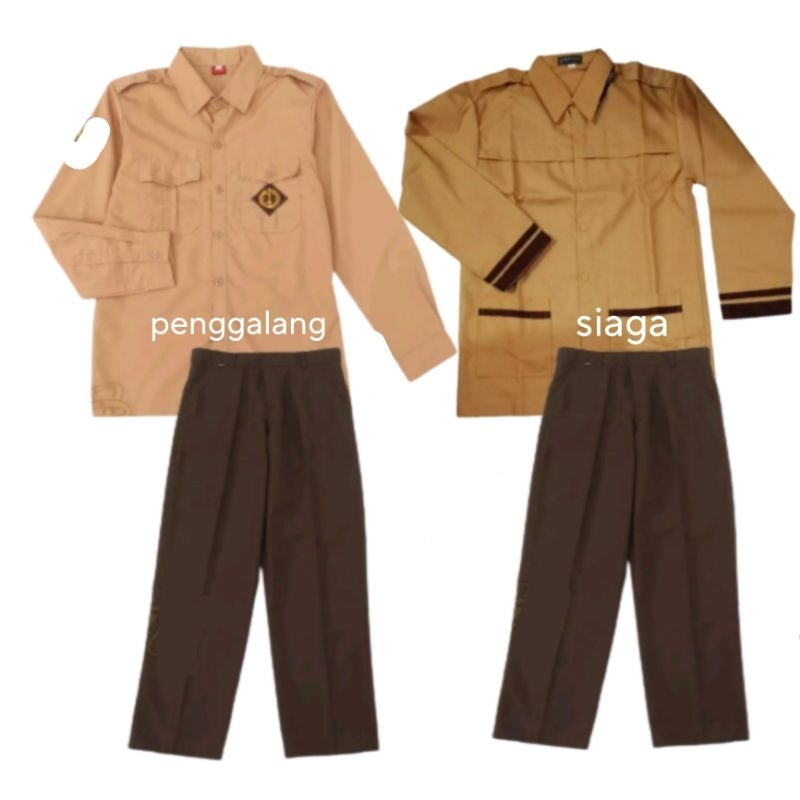 SERAGAM SEKOLAH SD PRAMUKA LAKI-LAKI PENGGALANG DAN SIAGA