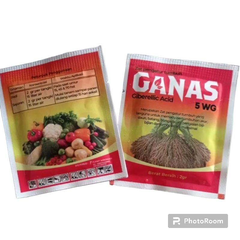 Ganas 5WG zat pengatur tumbuh Giberelic acid