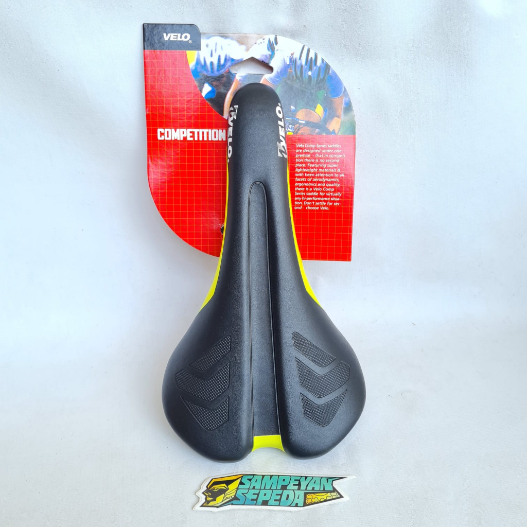 Sadel Sepeda MTB Saddle Sepeda MTB Velo 4321 Hitam Kuning