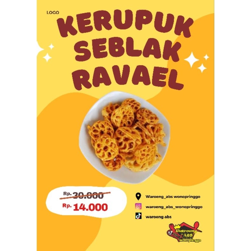 

SEBLAK RAVAEL PEDAS/RENYAH/VIRAL