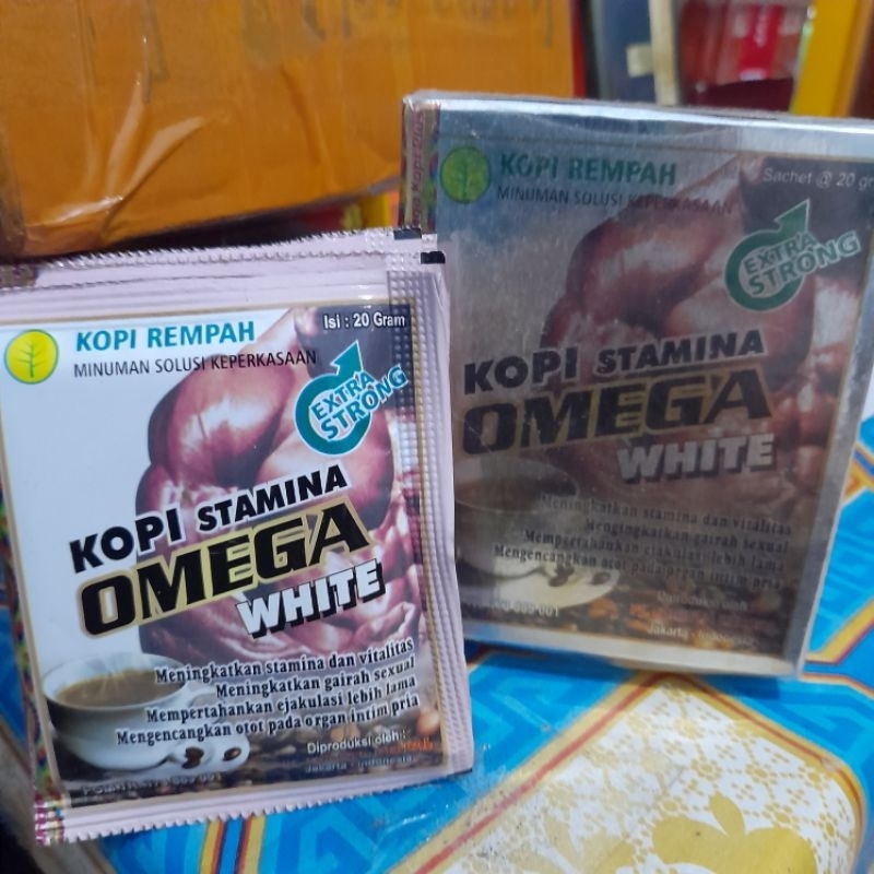

KOPI OMEGA ORIGINAL INSTAN COFFEE Lelaki kopi bubuk asli pria mantap