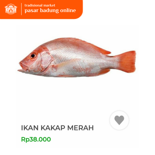 

ikan kakap merah 500gr