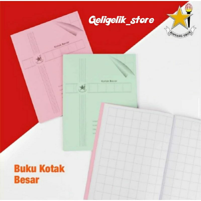 

(1 PCS) BUKU TULIS KOTAK MANDARIN / KOTAK BESAR / KOTAK SEDANG / MATEMATIKA / BELAJAR TULIS HURUF DAN ANGKA