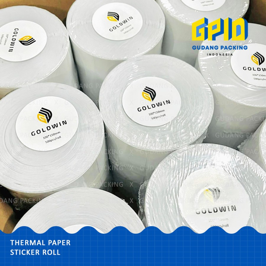 Thermal Paper Sticker Roll / Kertas Label Thermal