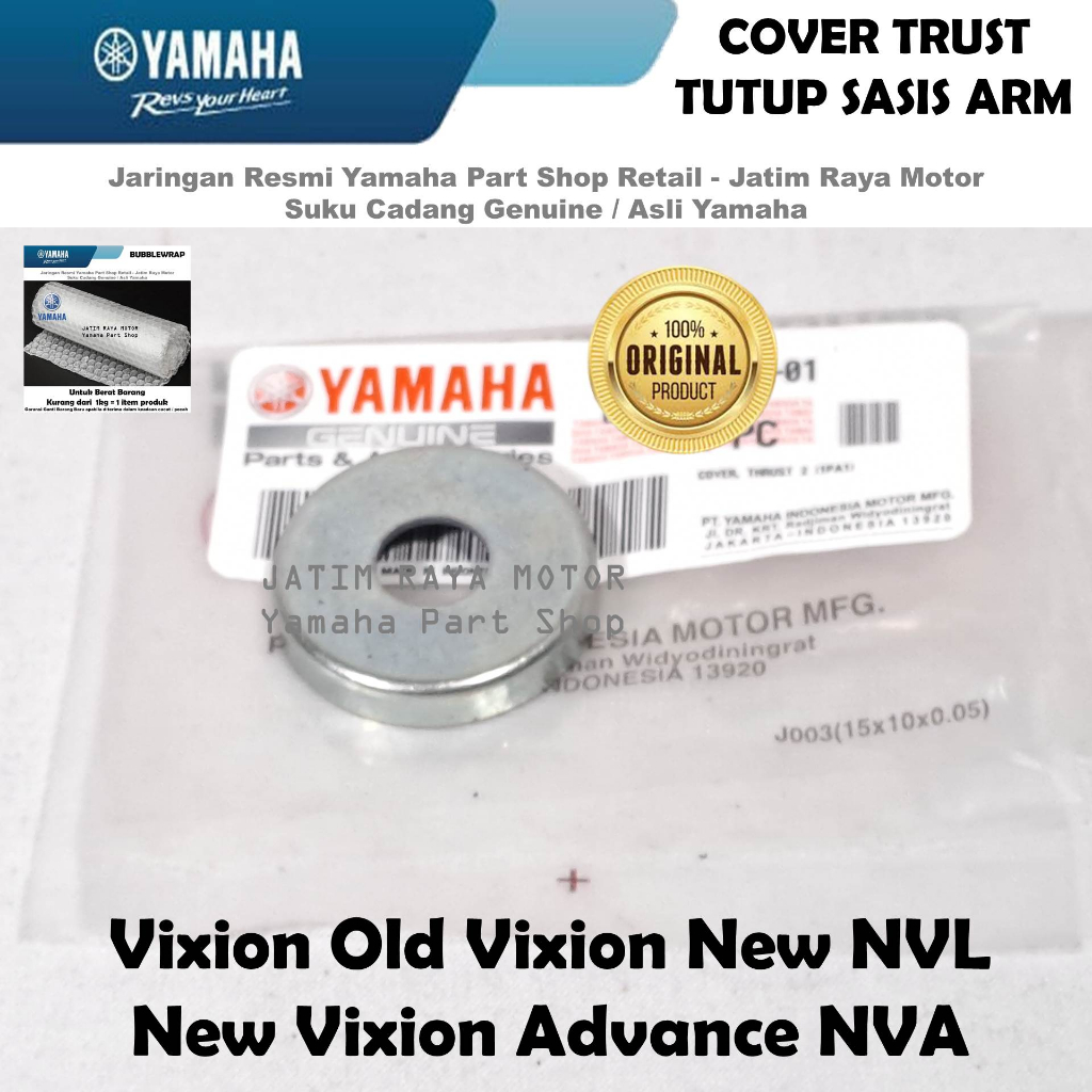 Cover Trust Tutup Sasis Arm Vixion Old NVL New Advance NVA Asli Original Yamaha Surabaya