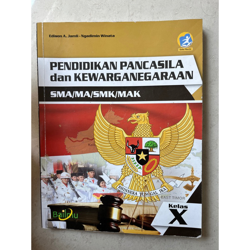 

buku paket pendidikan pancasila dan kewarganegaraan kelas 10