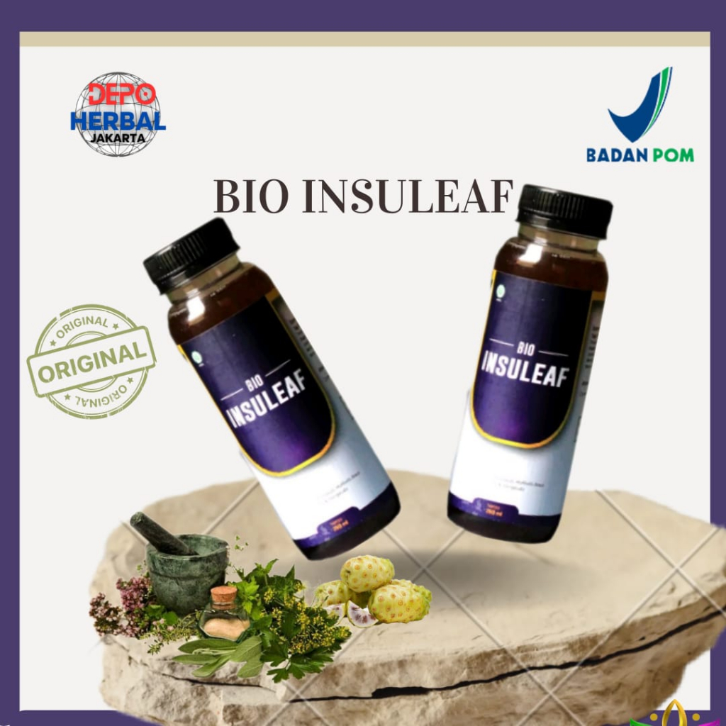 Dijamin Original Asli Bio Insuleaf 250 Ml |Suplement Diabet |Obat Diabet Terlaris | Bio Insuleaf Ori