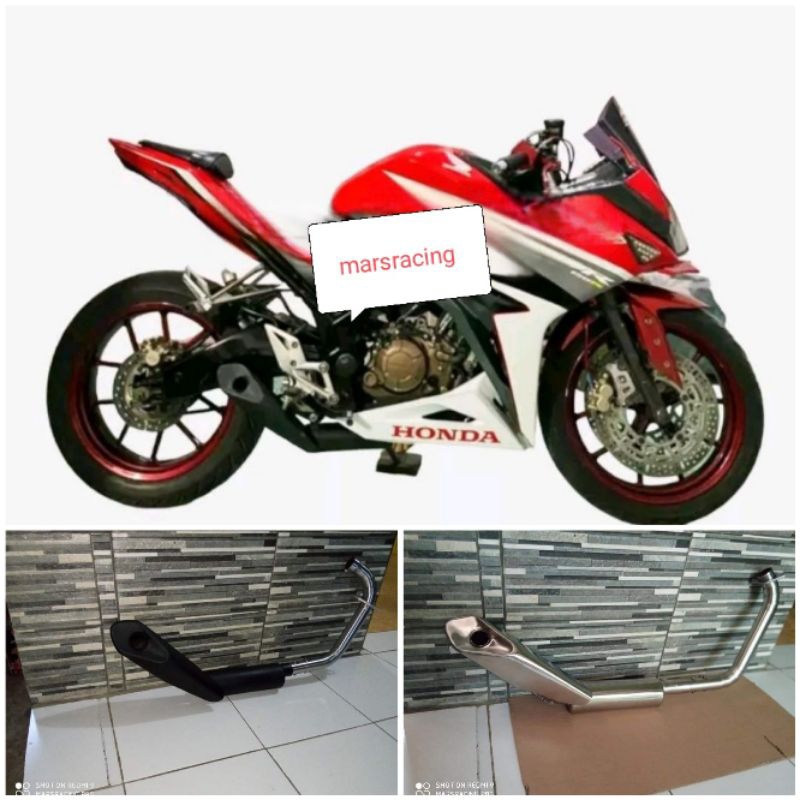 knalpot racing underbelly suara racing CBR150R CB new CBR old Verza Tiger R15 Vixion MT15 Xabre XSR 