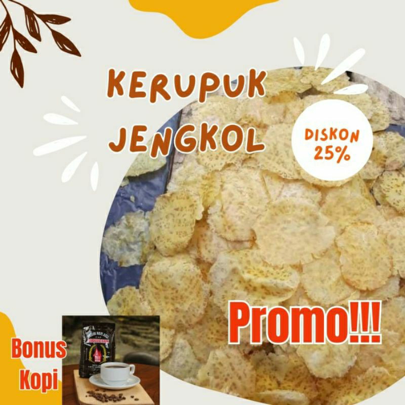 

Kerupuk Jengkol Mentah TIDAK PAHIT - Ongkir Termurah!!