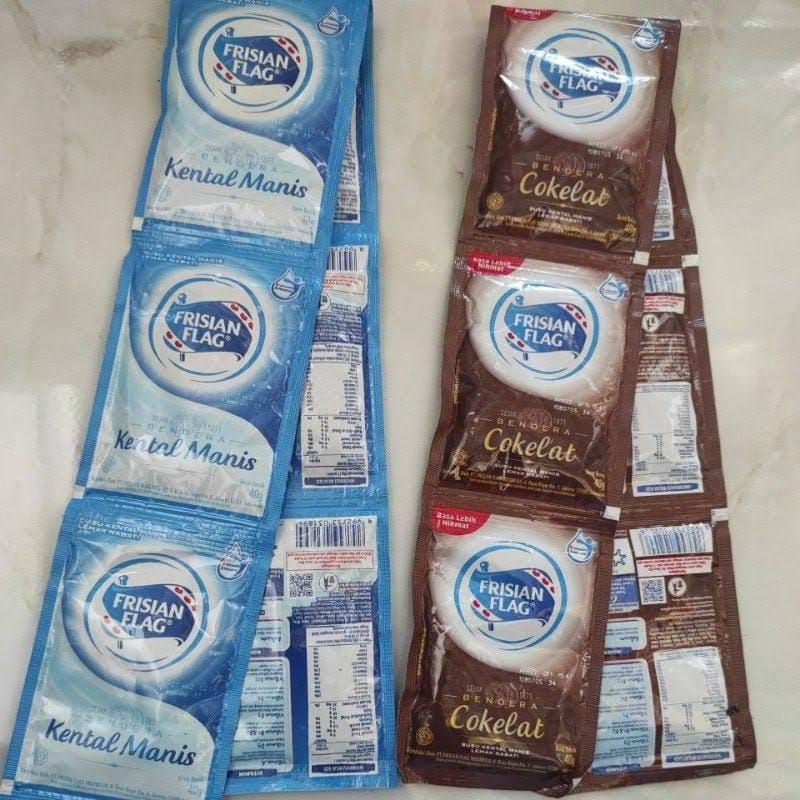 

Frisian Flag Susu Kental Manis Sachet Isi 6