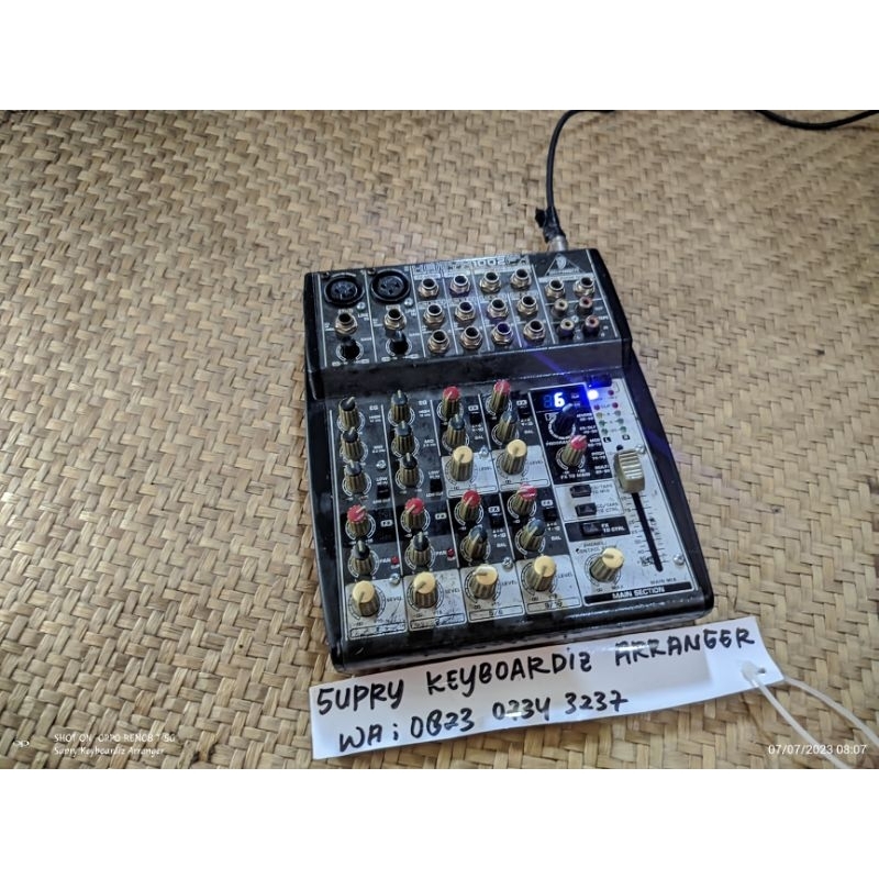 mixer behringer xenyx1002 second normal barang ready