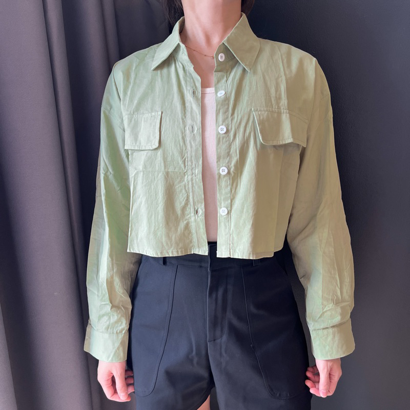 Kemeja crop Arita bangkok premium