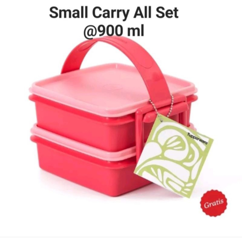 small carry all set tupperware rantang 2 susun rantang 4 susun rantang tupperware