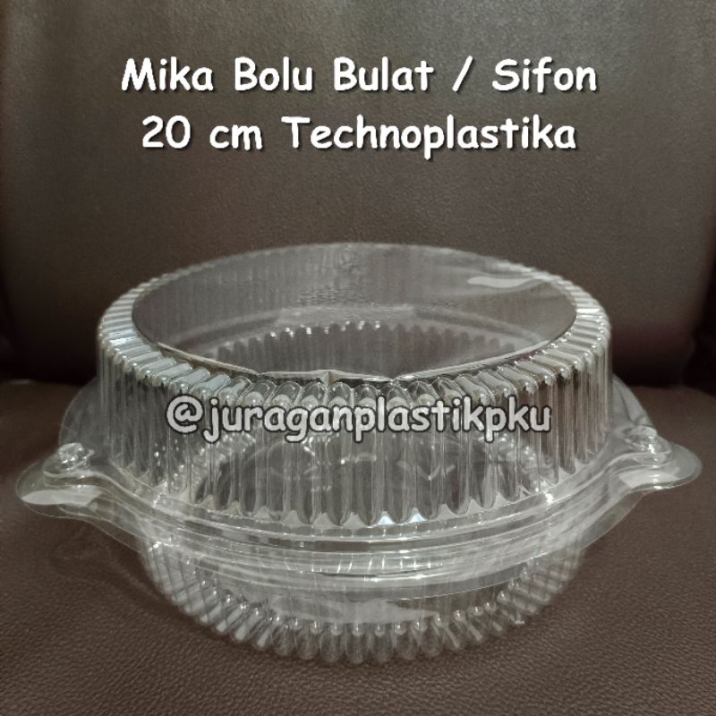 Mika Sifon Bolu Bulat 20 cm | Mika Plastik TX-20 / Chiffon Kue Makanan Pudding Techno 20cm