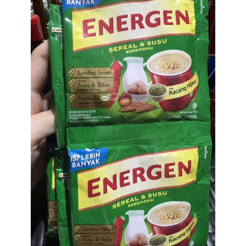 

Energen Kacang Hijau 1 Renceng (10 bks)