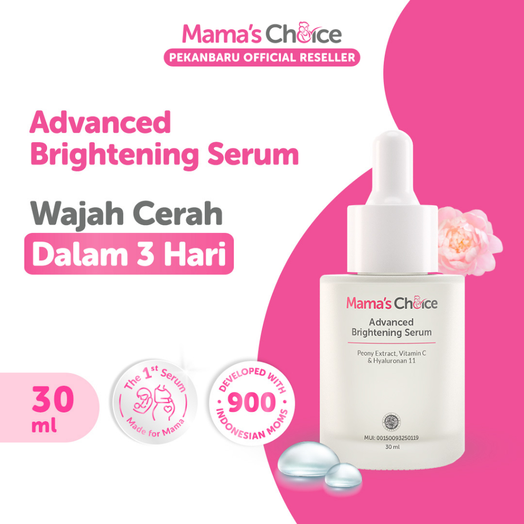 Serum Ibu Hamil Skincare Ibu Hamil - Advanced Brightening Face Serum Mama's Choice (Aman untuk Ibu H