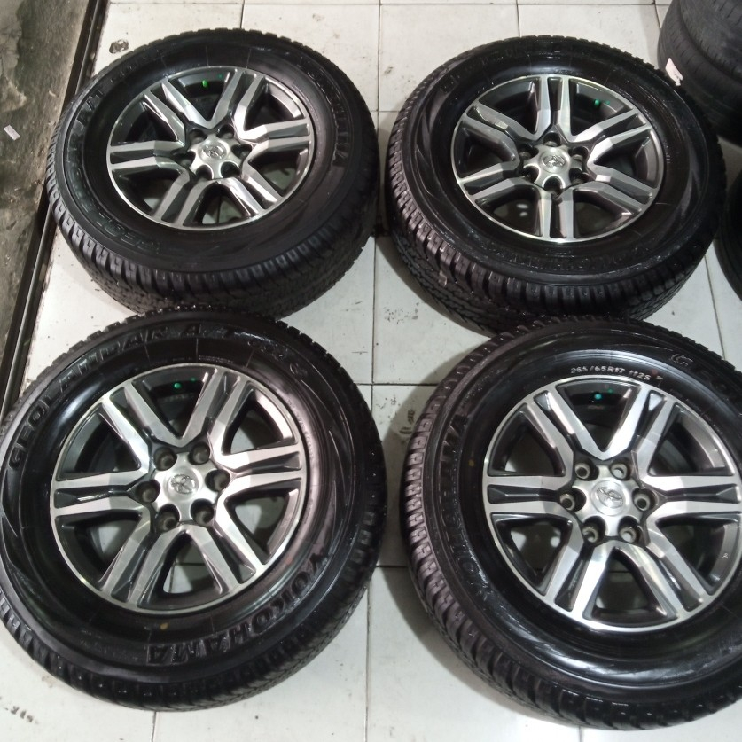 velg mobil bekas Fortuner ring 17 pcd 6x139,7 untuk Fortuner, VRZ, Ford