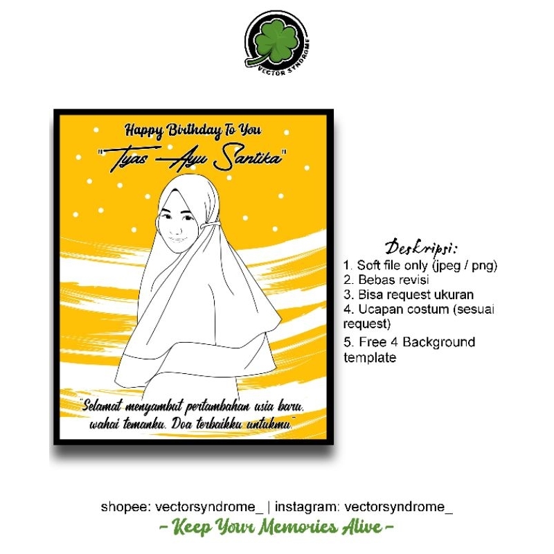 [SOFTFILE ONLY] VS02 - Jasa Edit Line Art / Line Art / Sehari Jadi