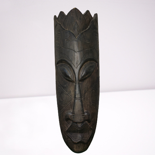 Topeng Kayu Antik Suku Asmat Topeng Suku Etnik Pedalaman Topeng Abstrak Hiasan Dinding Dekorasi