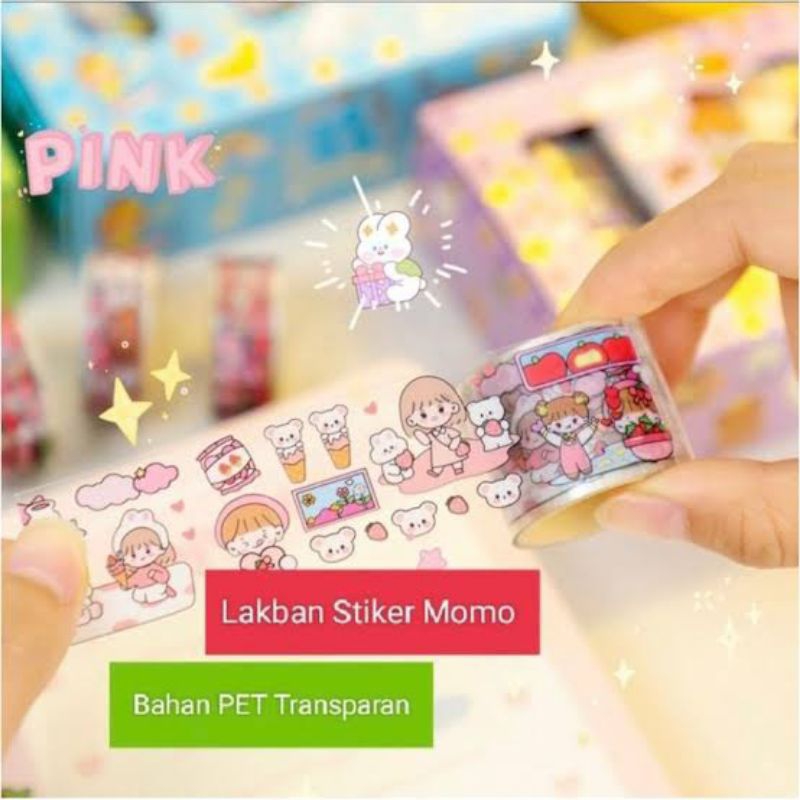 

Stiker Momo Besar Roll / Lakban Stiker Momo Lucu Murah / nlshop