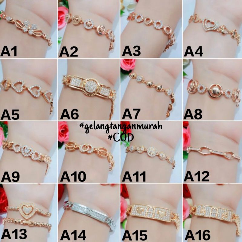 Gelang Tangan Mewah Aneka Model Cantik