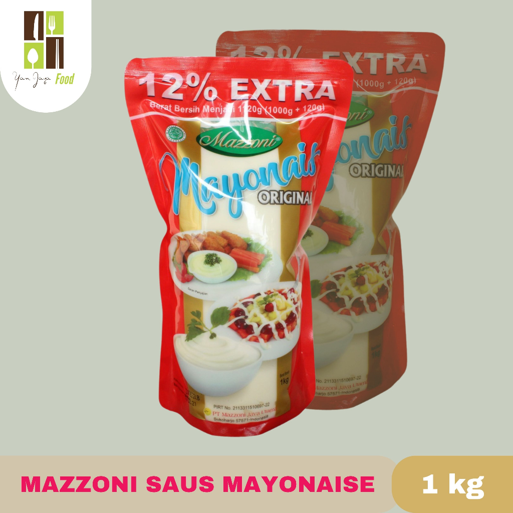 

Mazzoni Mayonnaise Sauce / Saus / Saos Mayonaise / Mayones 1kg