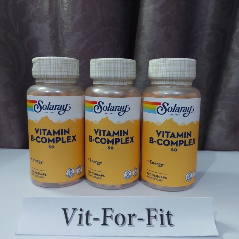 Solaray B Complex 50 - 100 vegcaps / B-Complex