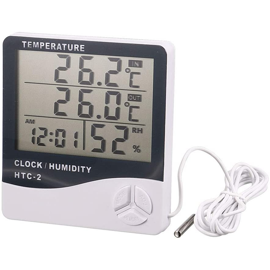 HTC | Thermometer Hygrometer HTC 2 | Alat Pengukur Temperatur Udara