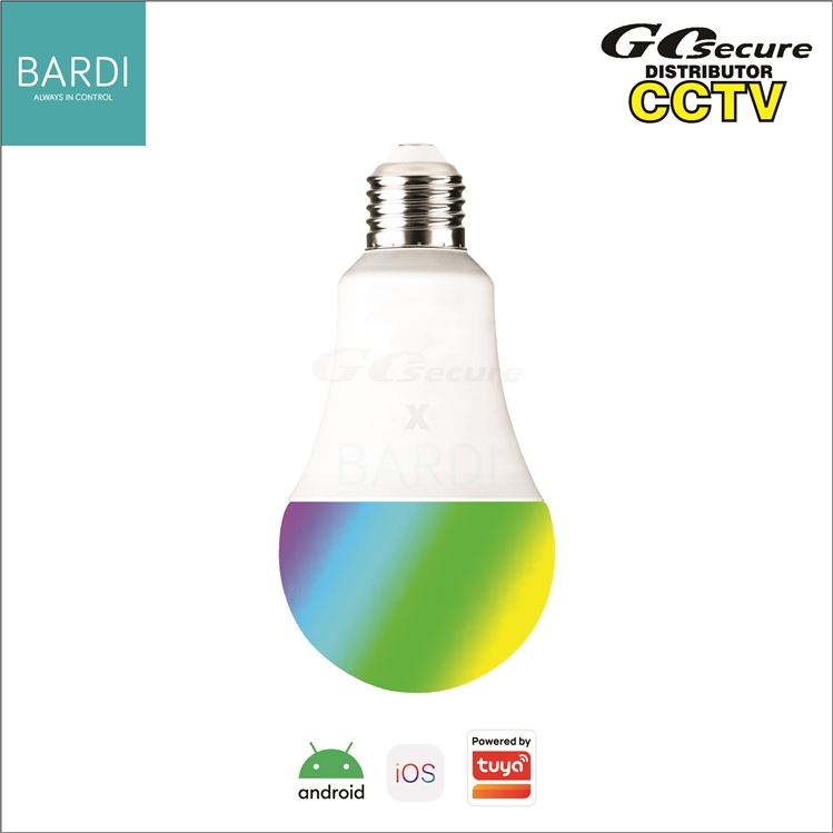 BARDI SMART LIGHT BULB 9W RGBWW