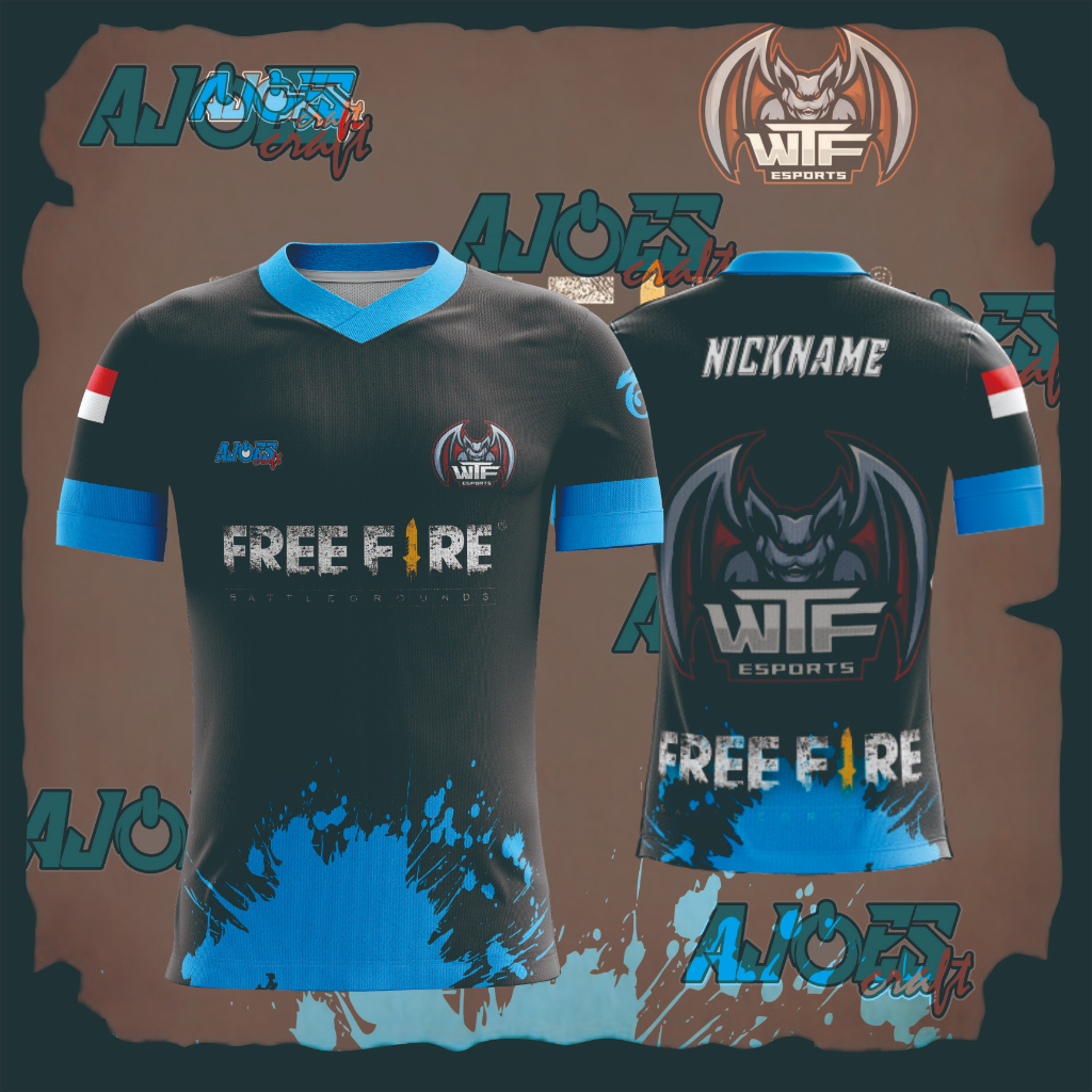 JERSEY CUSTOM (FREE DESAIN) VOLLY, FUTSAL, BASKET, PANAHAN, ESPORT, FULL PRINTING...