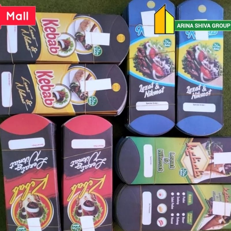 

100 LEMBAR KERTAS KEBAB TARIKAN UKURAN 24 × 9,2 CM HIGH QUALITY PAPER CRAFT TEBAL PRODUK TERBARU | KOTAK KEBAB KEKINIAN | DUS KEBAB VIRAL TIKTOK | KEMASAN KEBAB KEKINIAN | BOX KEBAB VIRAL | ARINA SHIVA GROUP 6143
