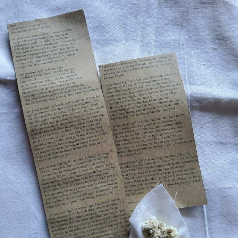 

CUSTOM TULISAN SURAT BOTOL / MESSEGE IN JAR / KADO UNIK / PRINT