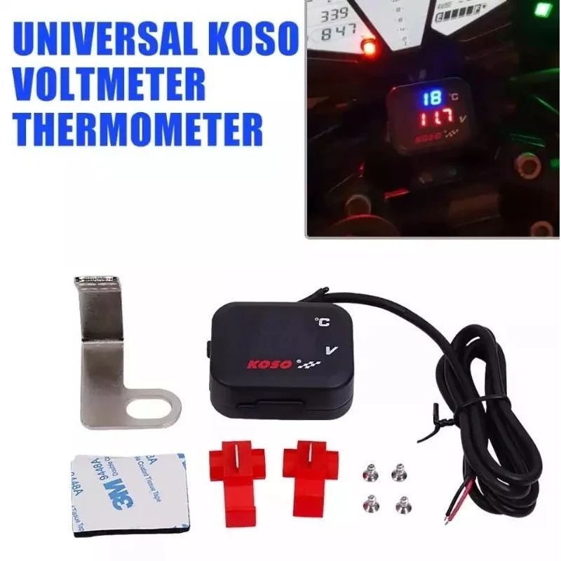 Voltmeter Koso 3 in 1 Charger