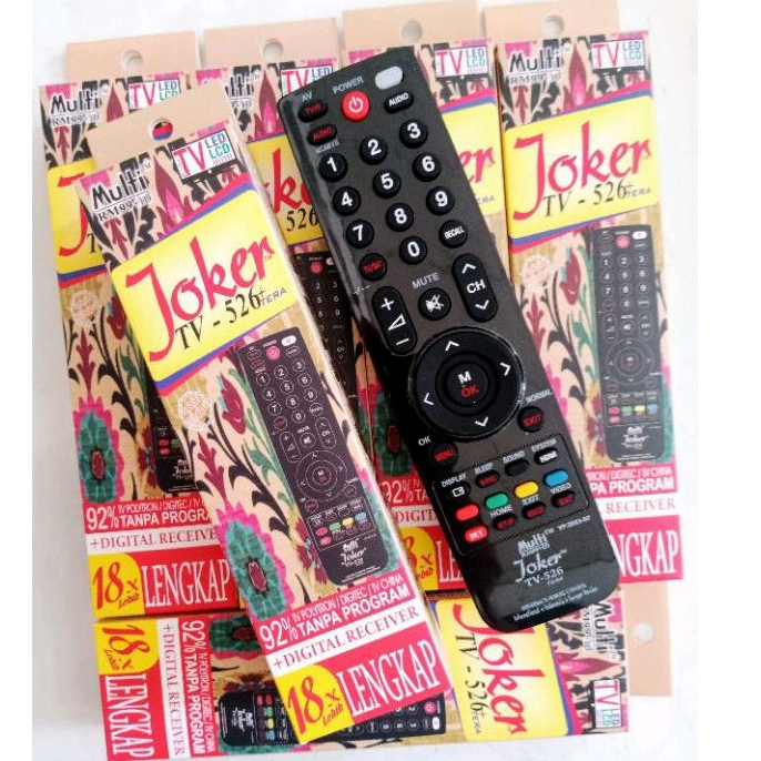 Remote TV LCD LG LED Tabung Universal Joker TERA 18X