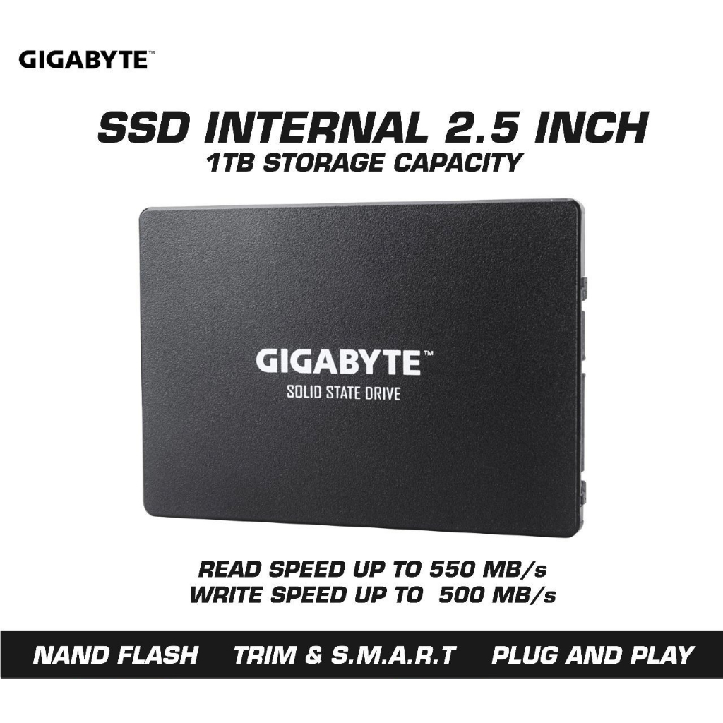 GIGABYTE SSD INTERNAL 2.5 INCH 1TB STORAGE