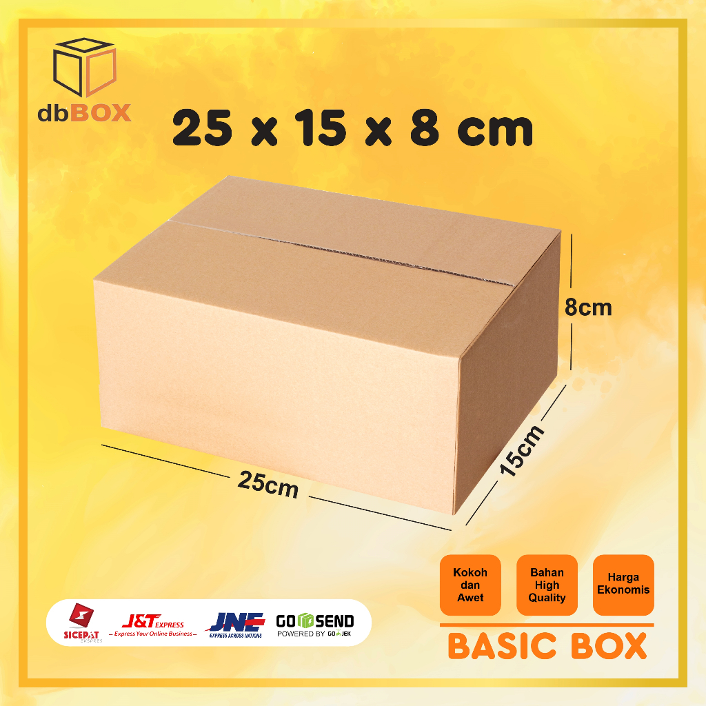

BOX KARDUS 25x15x8 cm DUS PACKING BOX TYPE