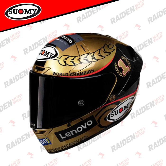 Suomy SR-GP Pecco Bagnaia World Champion 2022 Gold Helmet