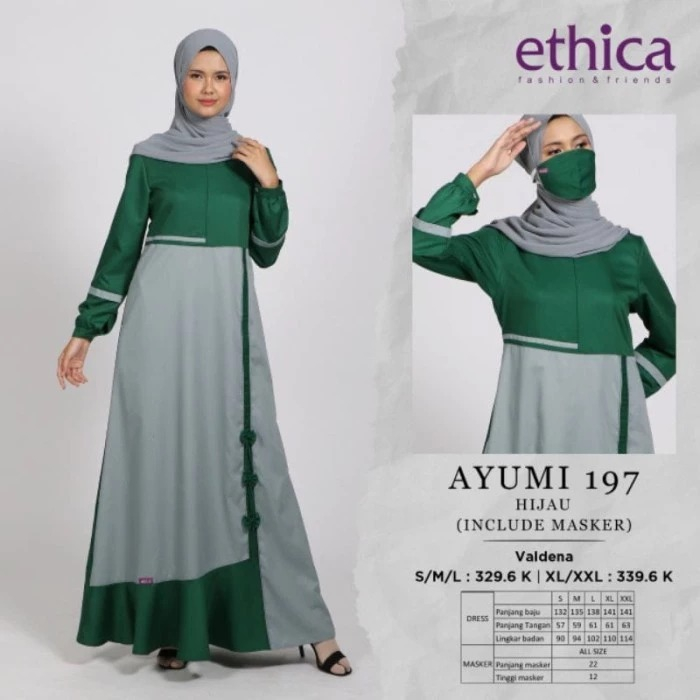 ETHICA AYUMI 197 SETELAN GAMIS DEWASA