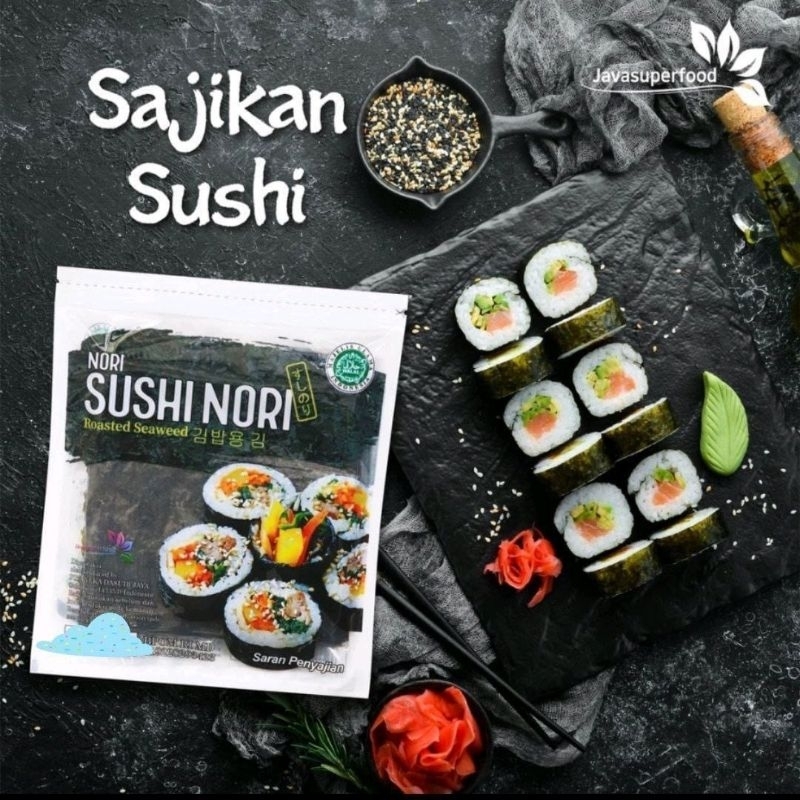 

Sushi Nori Roasted Rumput Laut 10s