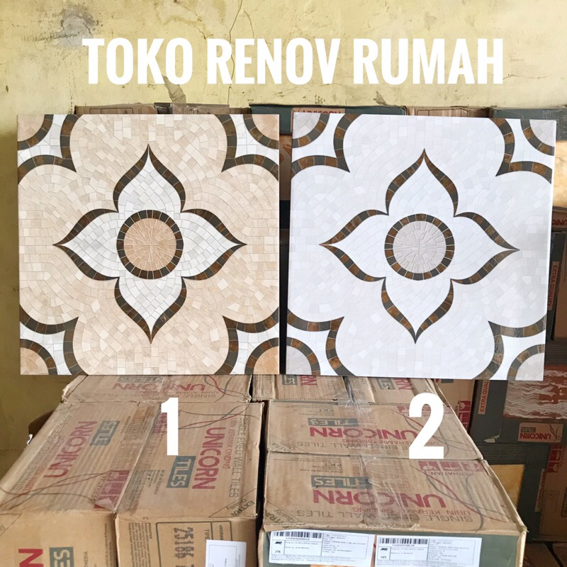 keramik 40x40 motif marocco (glossy)/ keramik teras/ keramik taman/ keramik dekoratif/ keramik lanta