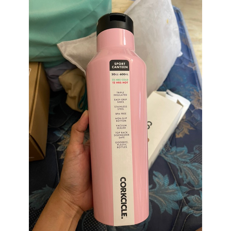 CORKCICLE CLASSIC SPORT CANTEEN 20oz INSULATED WATER BOTTLE WITH STRAW
