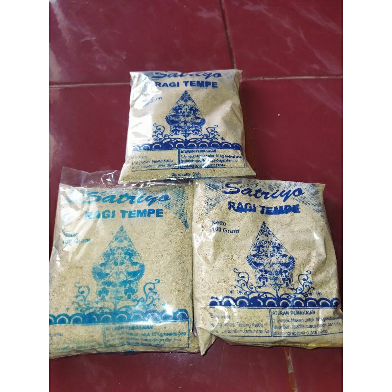 ragi tempe cap satriyo 100gram