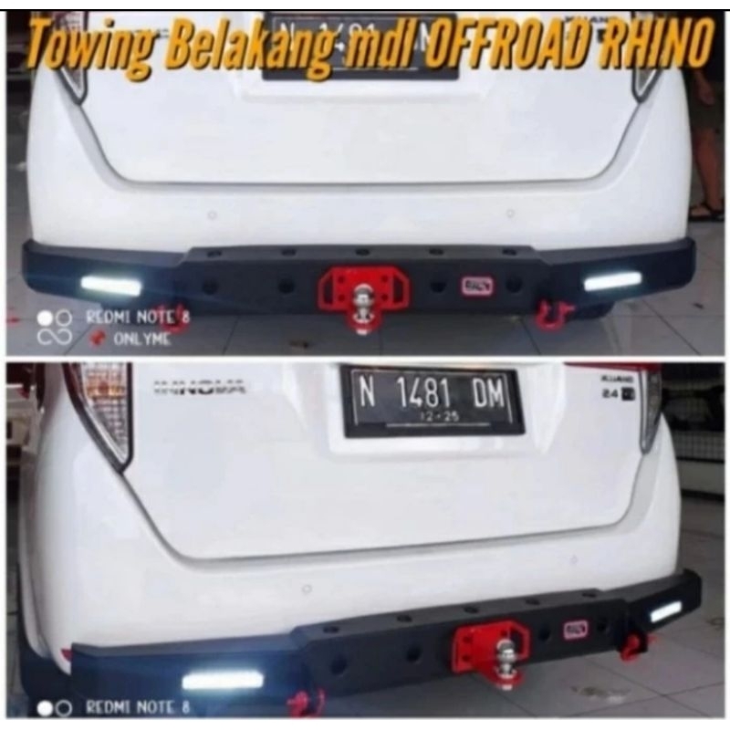 Towing Tanduk Belakang Offroad Mobil Toyota Innova Rebon Fortuner