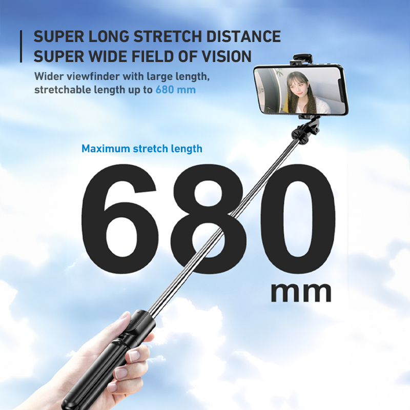 Mukava Tongsis Tripod 3in1 Remote Selfie Bluetooth R1 - Tongsis Bluetooth