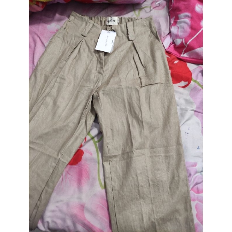 ecinos ruby pencil pants taupe - S