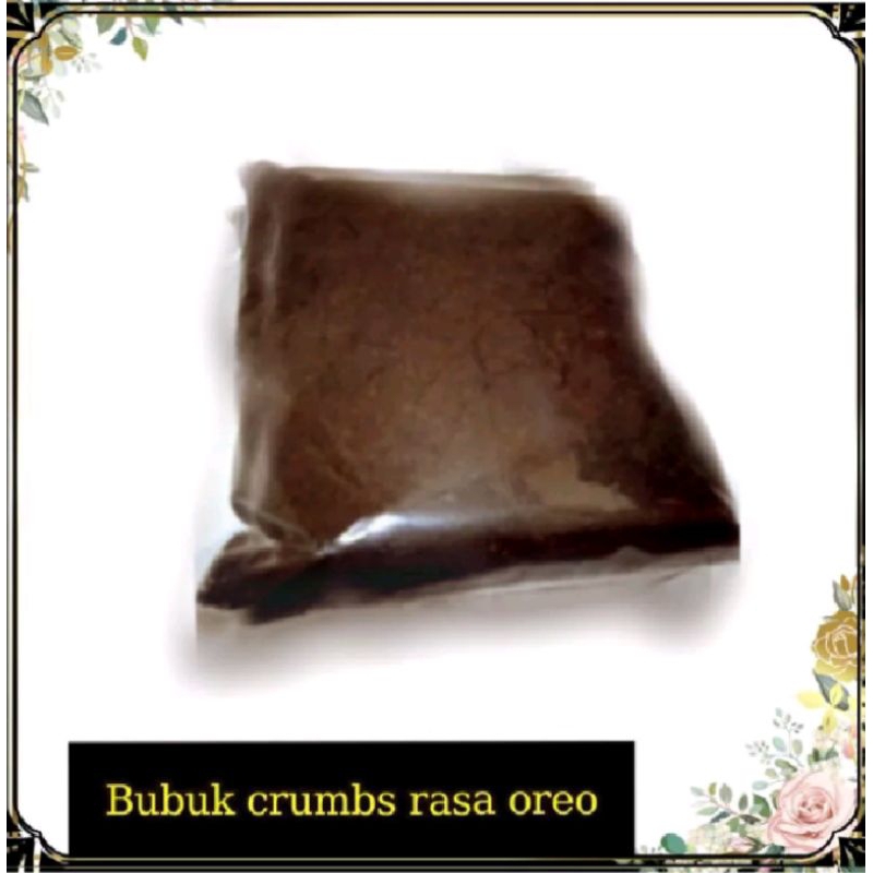 

Bubuk black cookies crumble halus 1kg sangat berkualitas untuk toping kue/minuman