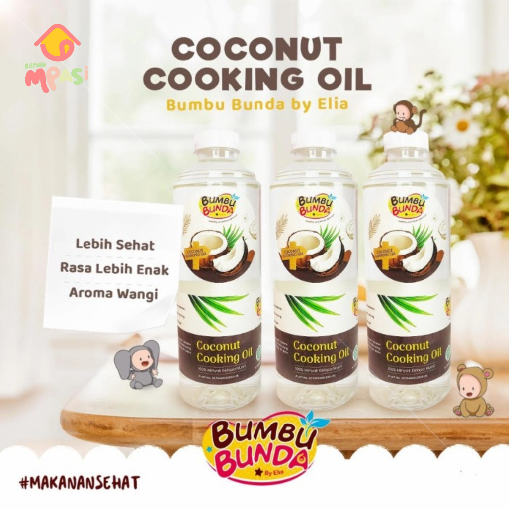 

BUMBU BUNDA by Elia Coconut Cooking Oil Minyak Kelapa Murni - 500 Ml