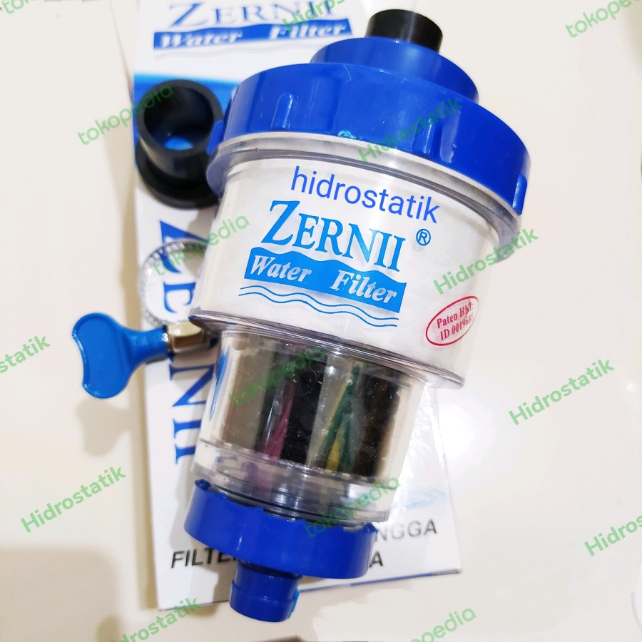 Penyaring air Zernii water filter Zerni keran saringan shower bisa ganti isi ulang murah praktis pro